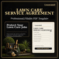 Lawn Care Service Agreement Template – Fillable PDF