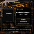 Catering Service Proposal Template — Fillable PDF