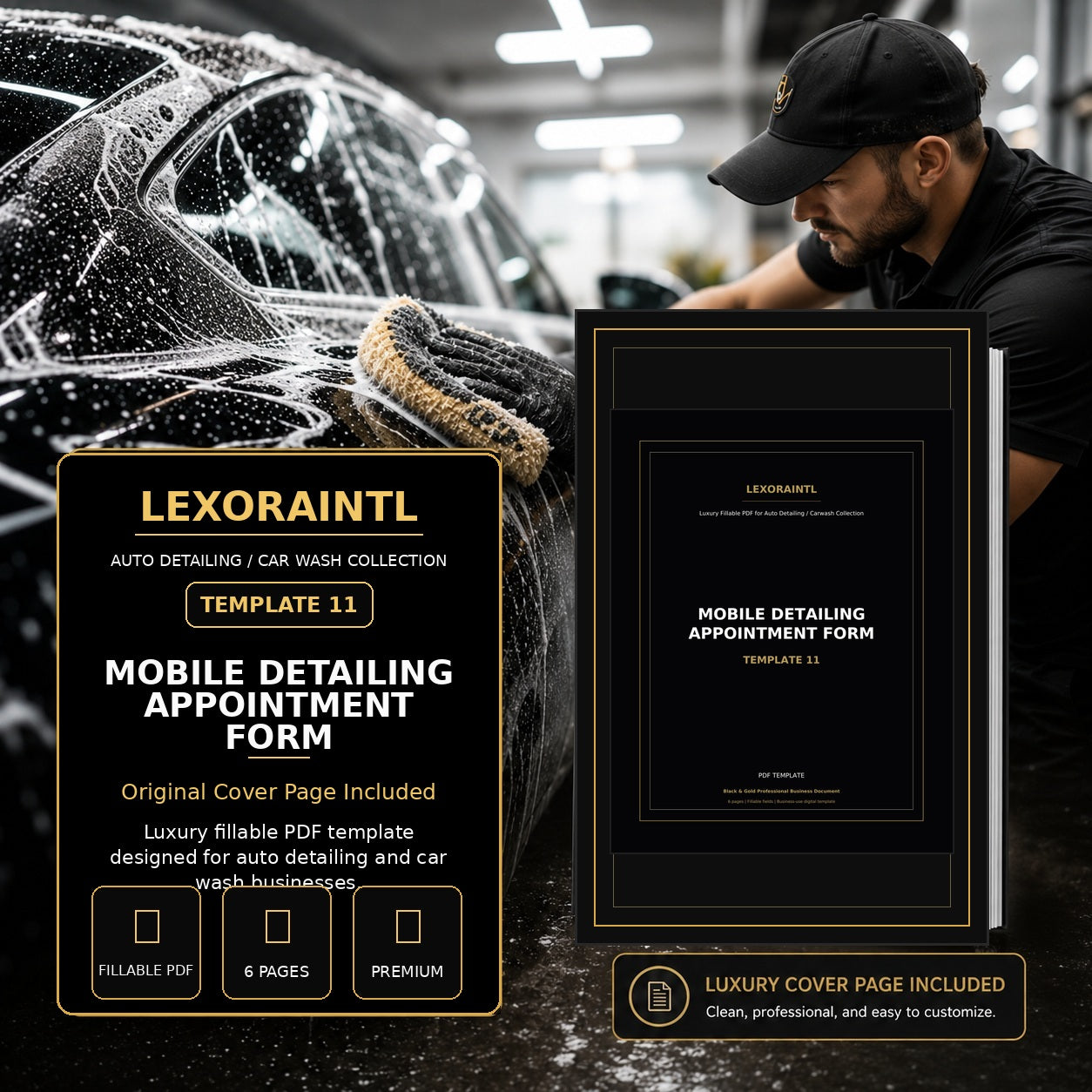 Mobile Detailing Appointment Form Template – Fillable PDF