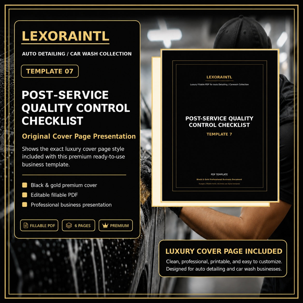 Mobile Detailing Appointment Form Template – Fillable PDF
