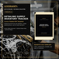 Detailing Supply Inventory Tracker Template – Fillable PDF + Excel