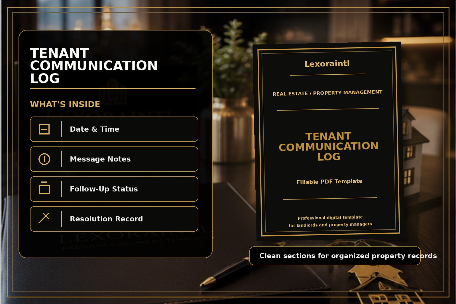 Lease Renewal Checklist Template | Fillable PDF for Landlords & Property Managers