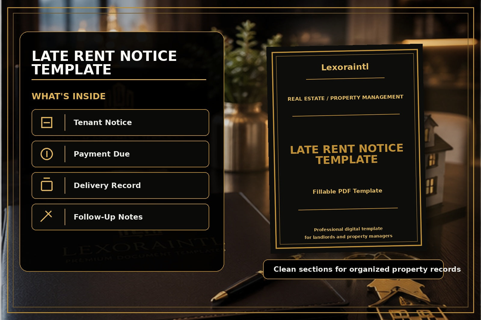 Notice to Enter Property Form Template | Fillable PDF for Landlords & Property Managers