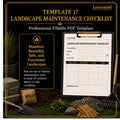 Hardscape Project Checklist Template – Fillable PDF