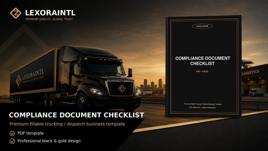 Compliance Document Checklist Template | Fillable PDF | Lexoraintl