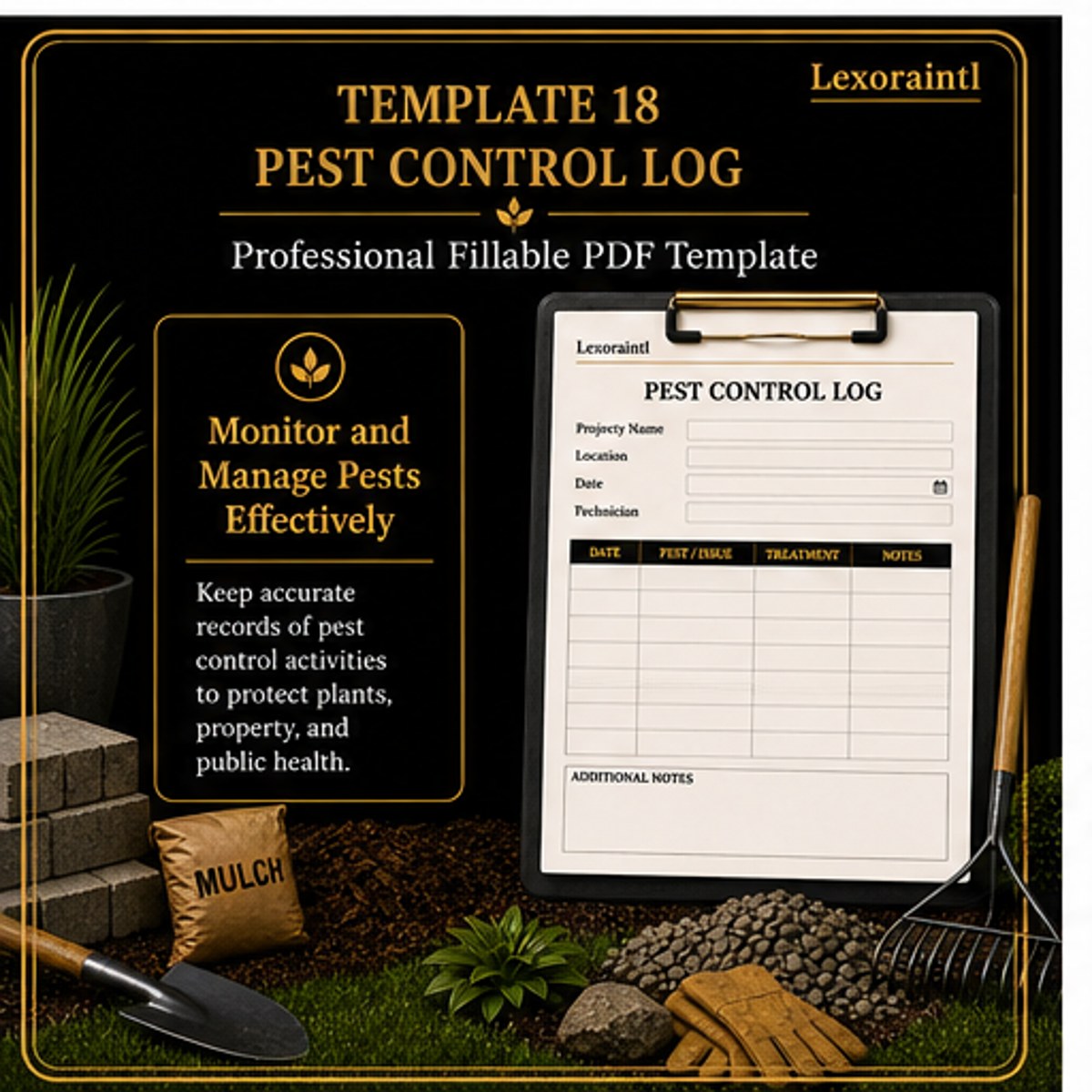 Before & After Project Form Template – Fillable PDF