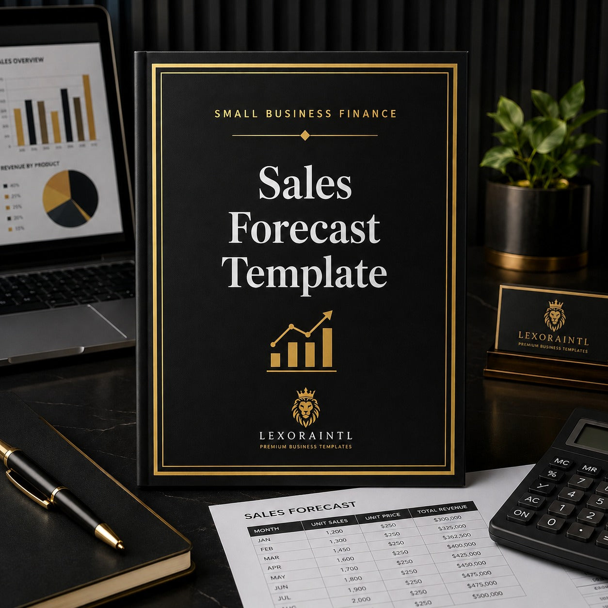 Sales Forecast Template | Fillable Small Business Finance PDF