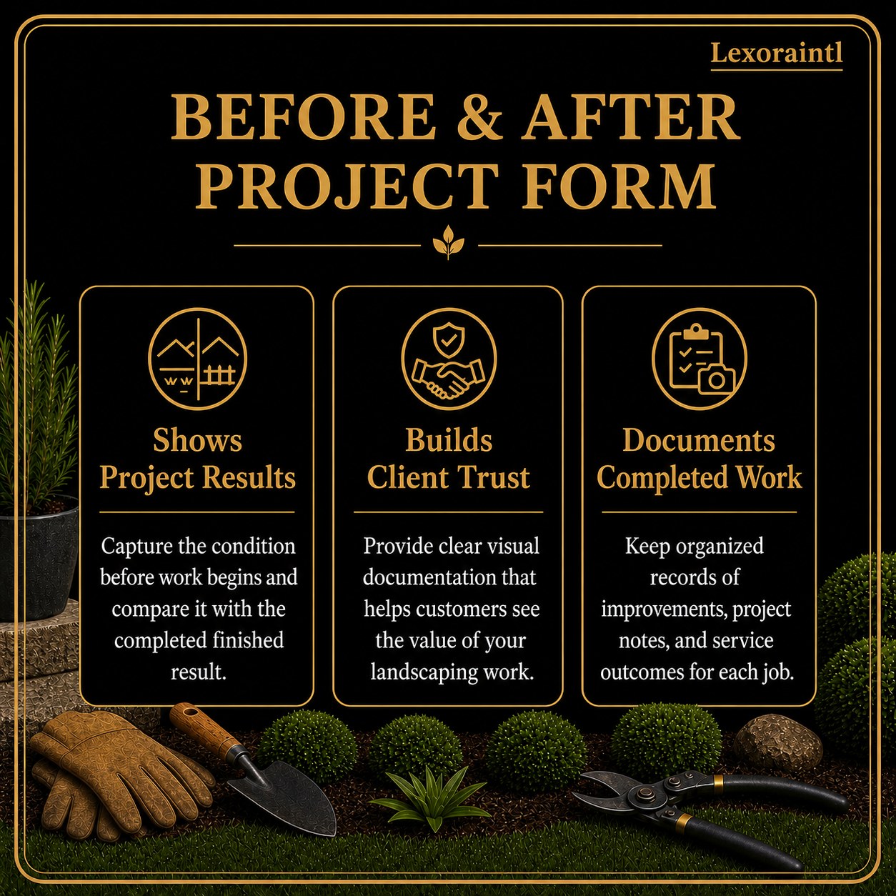 Before & After Project Form Template – Fillable PDF