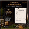 Landscaping Incident / Damage Report Template – Fillable PDF