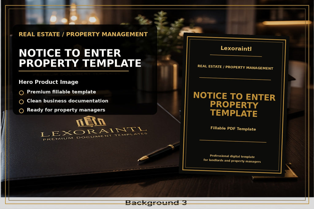 Property Turnover Checklist Template | Fillable PDF for Landlords, Airbnb Hosts & Property Managers