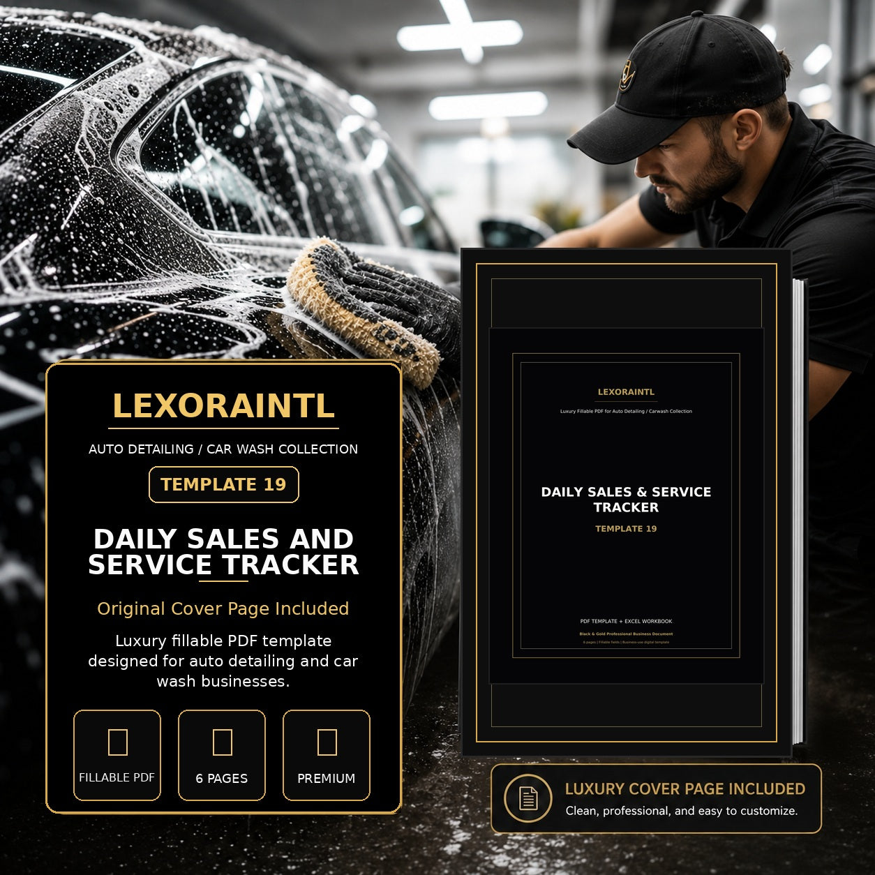 Daily Sales & Service Tracker Template – Fillable PDF + Excel