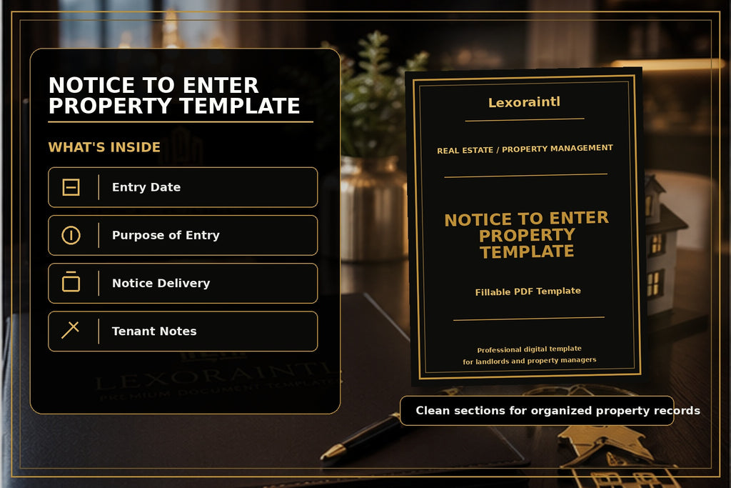 Property Turnover Checklist Template | Fillable PDF for Landlords, Airbnb Hosts & Property Managers