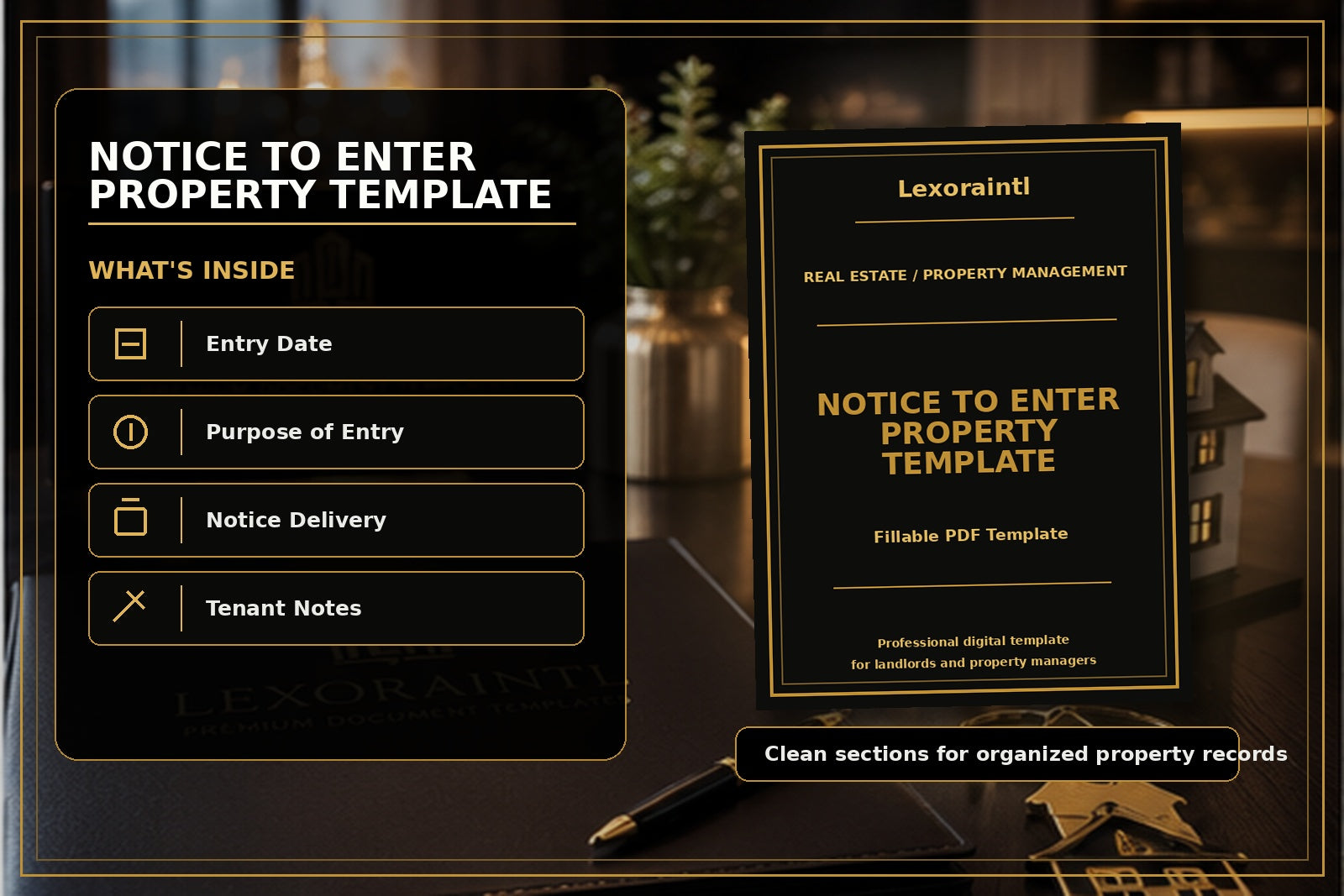 Property Turnover Checklist Template | Fillable PDF for Landlords, Airbnb Hosts & Property Managers