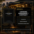 Catering Agreement / Contract Template — Fillable PDF