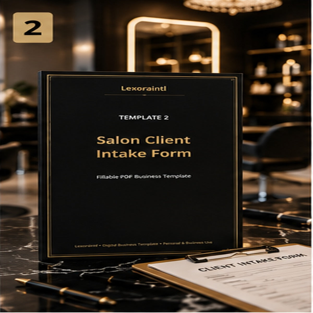 Salon Client Intake Form – Fillable PDF | Lexoraintl Salon Business Template
