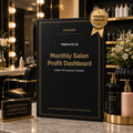 Monthly Salon Profit Dashboard – Fillable PDF + Excel | Lexoraintl Salon Business Template