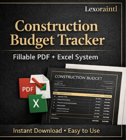 Construction Budget Tracker