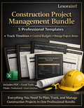 Construction Project Management Bundle (5 Templates)
