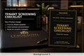 Tenant Screening Checklist Template | Fillable PDF for Landlords & Property Managers