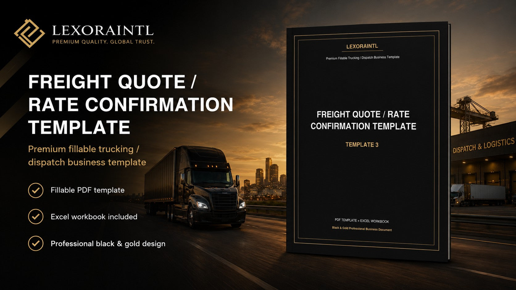 Freight Quote / Rate Confirmation Template | Fillable PDF | Lexoraintl