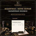 Handyman Invoice Template — Fillable PDF
