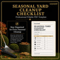 Seasonal Yard Cleanup Checklist Template – Fillable PDF