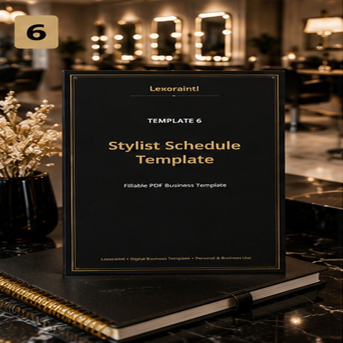Stylist Schedule Template – Fillable PDF + Excel | Lexoraintl Salon Business Template
