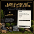 Landscaping Job Costing Calculator – Excel & PDF Template