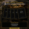 Food Truck / Catering Starter Bundle — 5 Templates