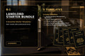 Landlord Starter Bundle | 5 Fillable Real Estate Templates for New Landlords & Rental Owners