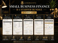 Small Business Finance Starter Bundle | 5 Fillable Business Finance Templates