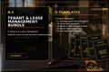 Tenant & Lease Management Bundle | 5 Fillable Real Estate Templates for Landlords & Property Managers