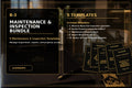 Maintenance & Inspection Bundle | 5 Fillable Property Management Templates for Landlords & Rental Owners