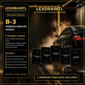 Premium Auto Detailing Services Bundle – Fillable PDF + Excel Templates
