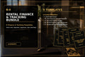 Rental Finance & Tracking Bundle | 5 Fillable PDF + Excel Templates for Landlords & Property Managers