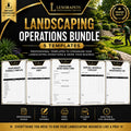 Landscaping Operations Bundle — 5 Templates | Fillable PDF Forms