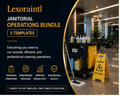 Janitorial Operations Bundle — 5 Templates | Fillable PDF Cleaning Business Forms