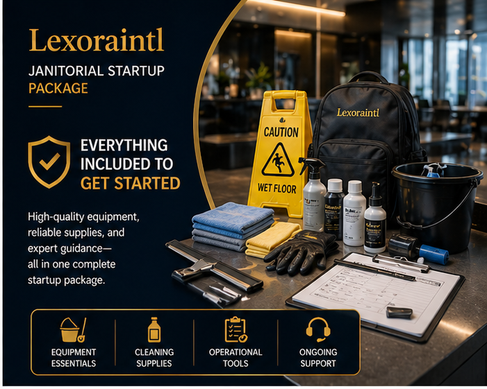 Janitorial Starter Bundle — 5 Templates | Fillable PDF Cleaning Business Forms