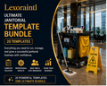 Ultimate Janitorial Template Bundle — 20 Templates | Fillable PDF + Excel Cleaning Business Forms