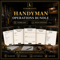 Handyman Operations Bundle — 5 Digital Templates