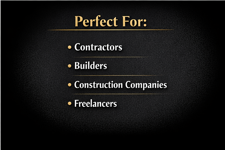 Construction Quote Template