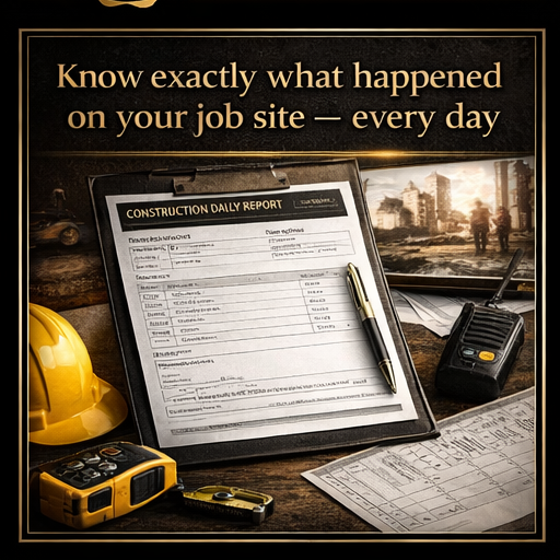 Construction Daily Report Template